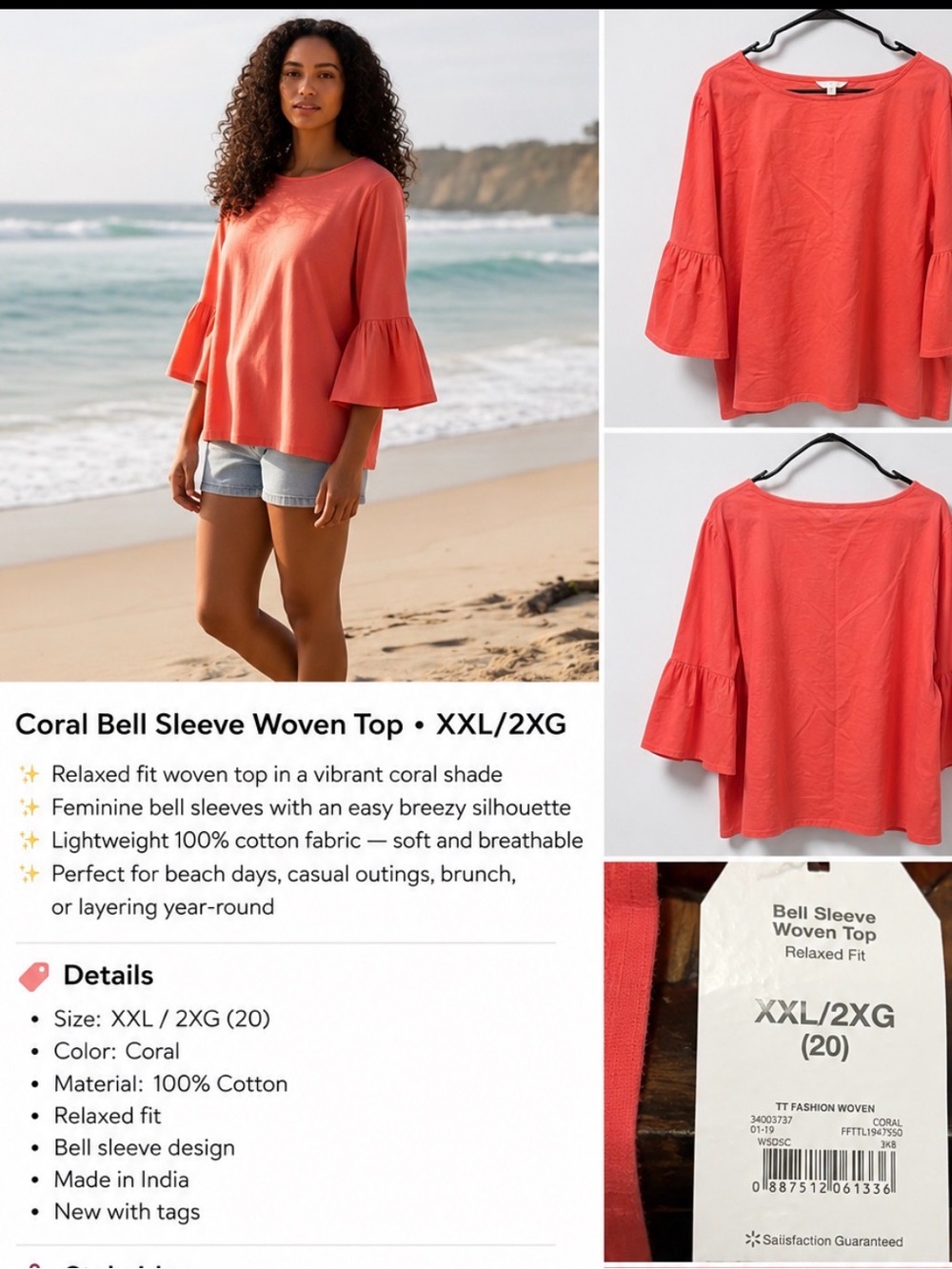 Bell Sleeve top